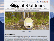 Tablet Screenshot of liteoutdoors.com